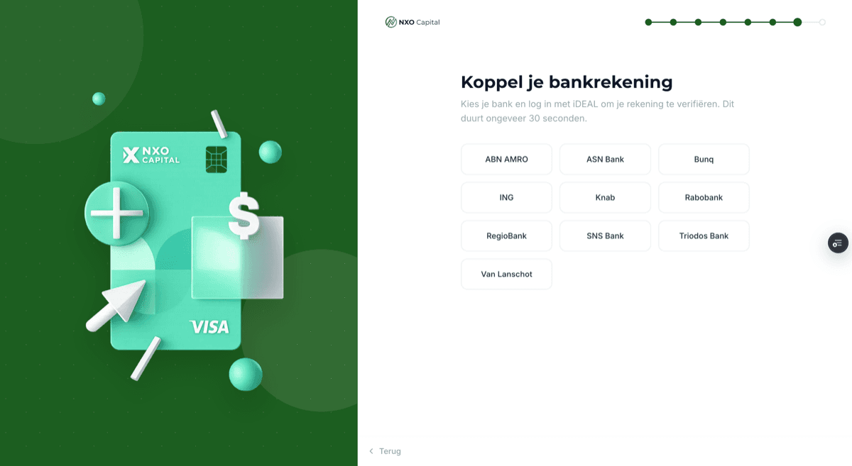 Bank koppelen via iDEAL